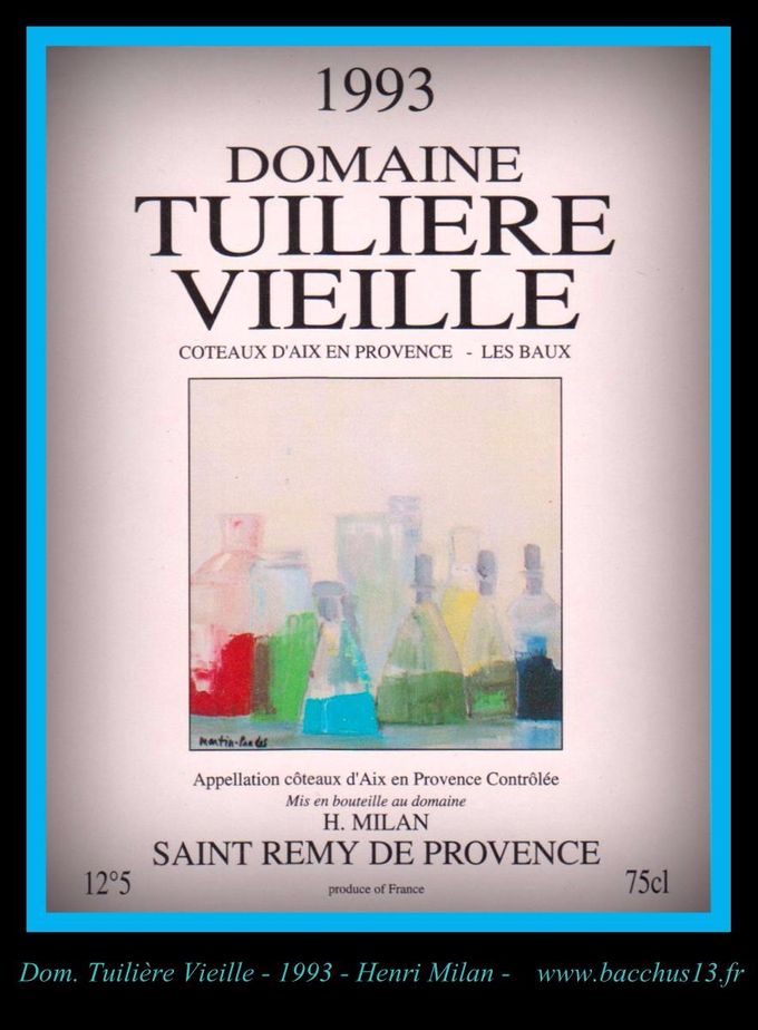 Dom. Tuilière Vieille - 1993 -Henri Milan -