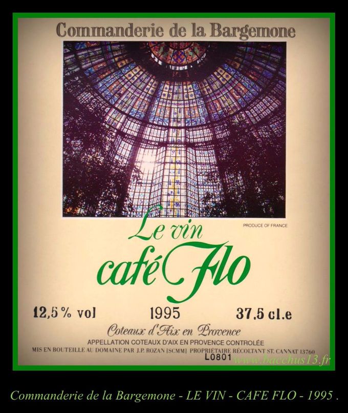 Commanderie de la Bargemone - 1995 - Le Vin - CAFE FLO -