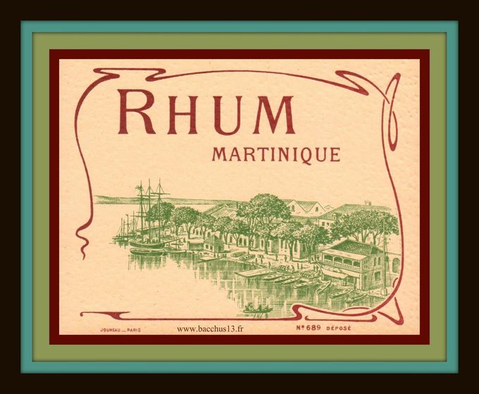 RHUM MARTINIQUE - JOUNEAU - PARIS - Déposé - N° . 689 -