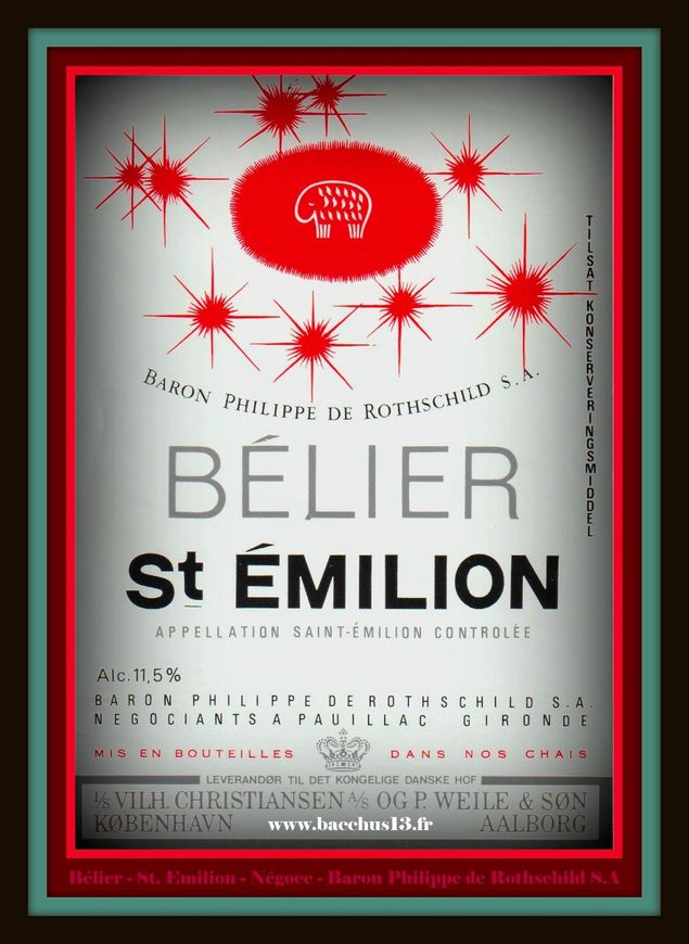 Bélier - St.Emilion - Négoce - Baron Philippe de Rothschild - Export - 