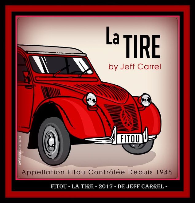  - Un grand merci à Jeff Carrel pour son don de quelques étiquettes pour mon sîte Web - Via la société - TOOWO - The way of wine Sarl à Narbonne - 