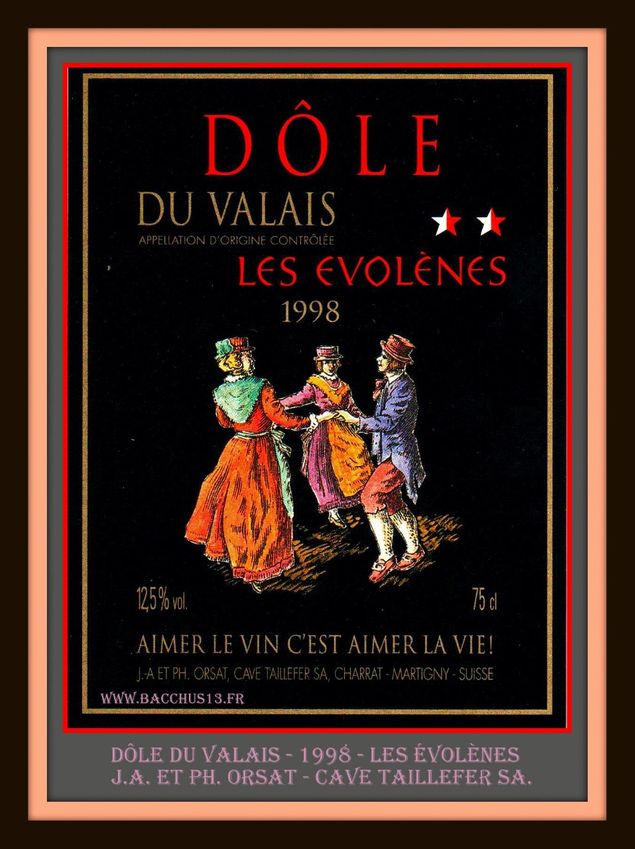 Dôle du Valais - 1998 - Les évolènes - 