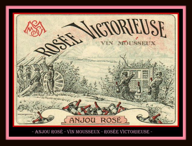  Ancienne étiquette d'Anjou Rosé - 