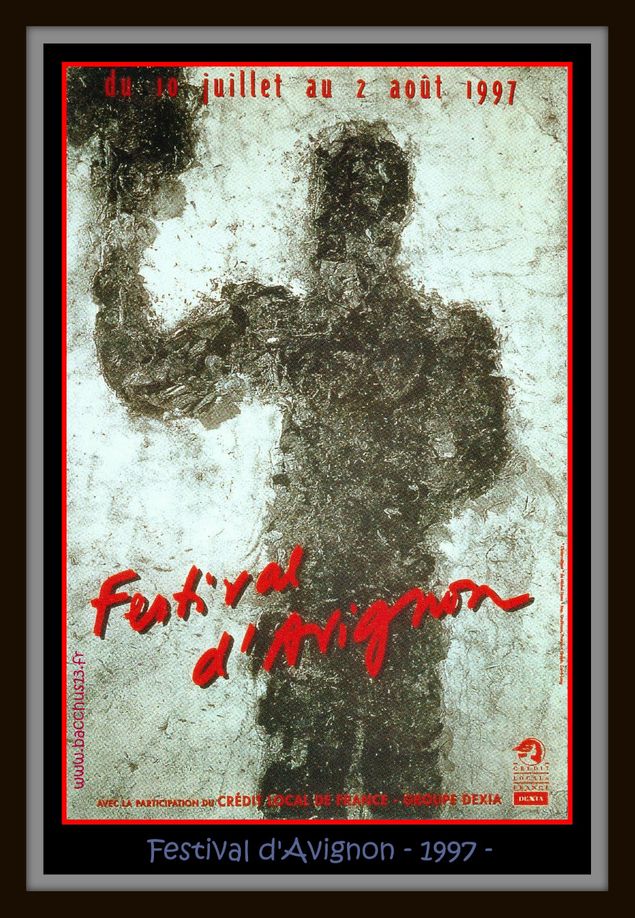  - C.P. de l'Affiche Officielle du Festival d'Avignon -édition -  1997- 