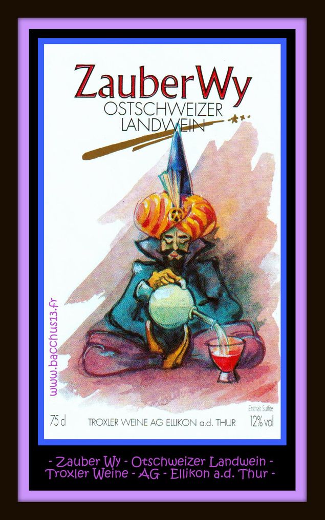 Zauber Wy - Ostschweizer Landwein - Rouge - Troxler Weine  AG - Ellikon a.d. Thur - 