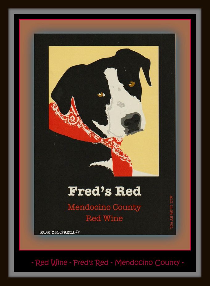  Red Wine - Fred's Red - Mendocino County - USA -