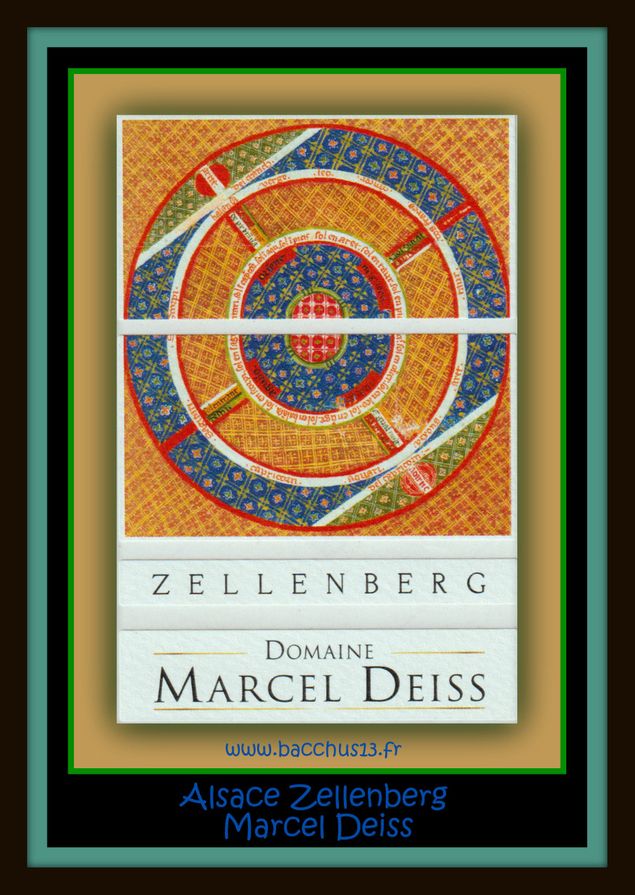  Alsace Zellenberg du Domaine Marcel Deiss- Assemblage de Riesling - Auxerrois et Pinots - Garde 10 ans 