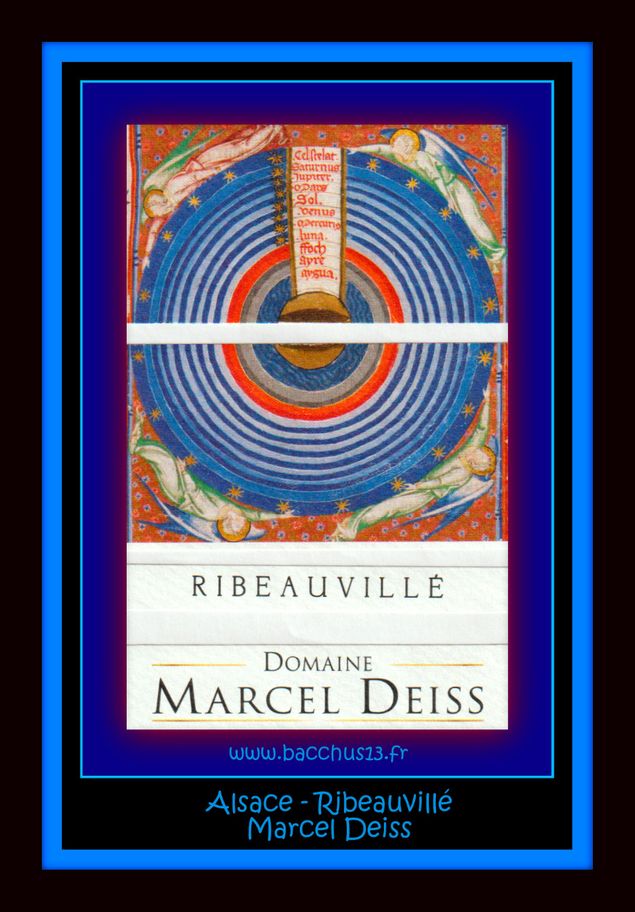  Alsace - Ribeauvillé - du domaine Marcel Deiss - Assemblage de Riesling - Sylvaner et Pinot Blanc - Garde 10 ans -