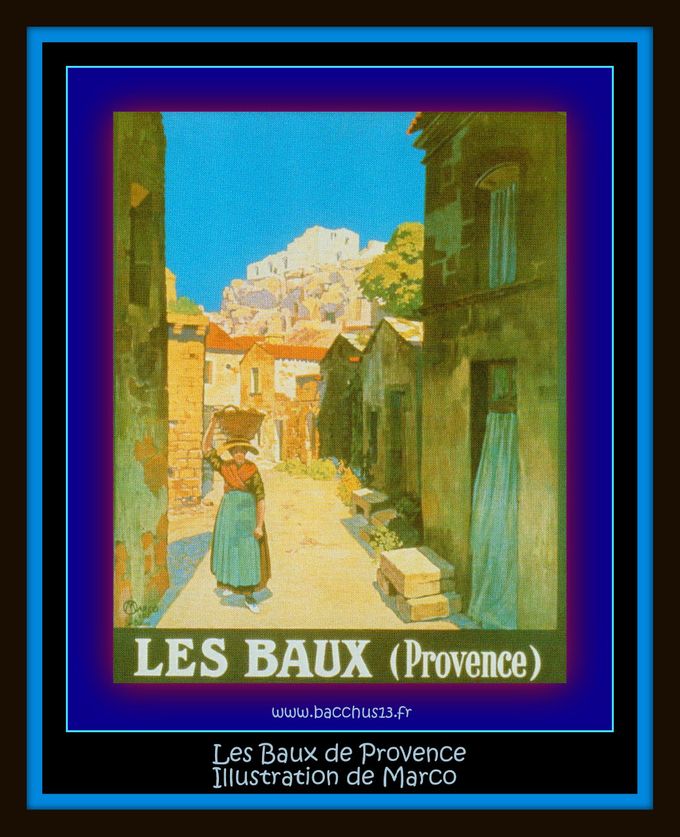 Les Baux de Provence - Illustration de Marco 